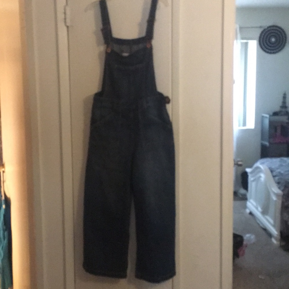 American Rag overall flare leg Capri size 5